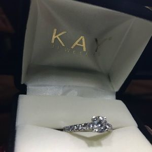 Kay Jewelers diamond 1 ct tw 14kt white gold ring